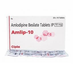 Amlip 10mg  - Amlodipine - Cipla, India